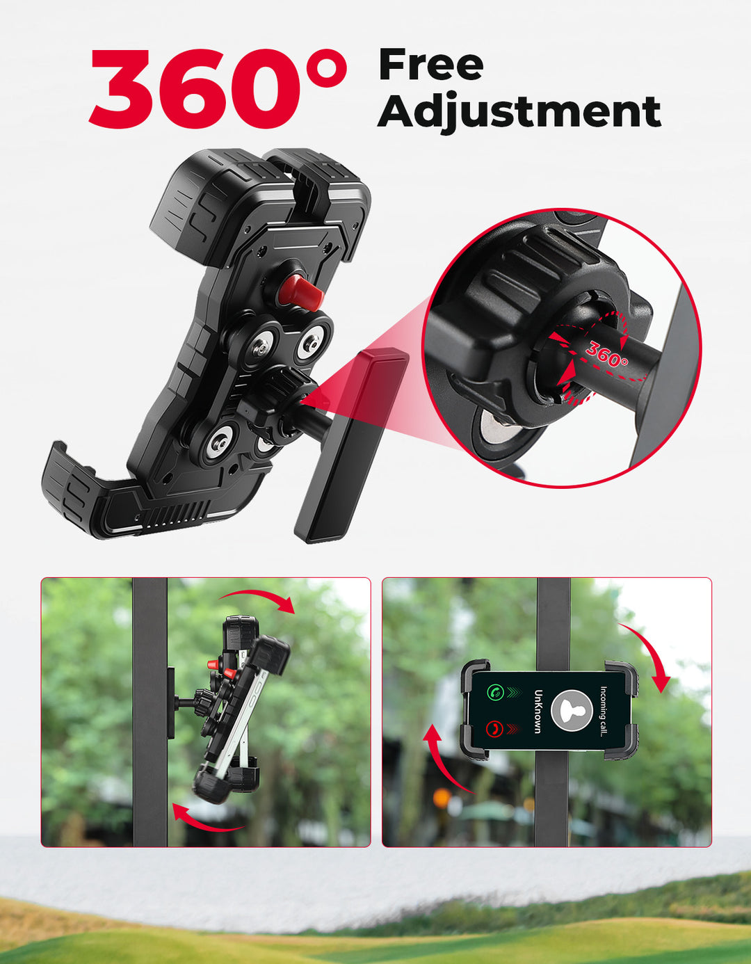 Magnetische Handyhalterung Golfwagen 360° drehbar