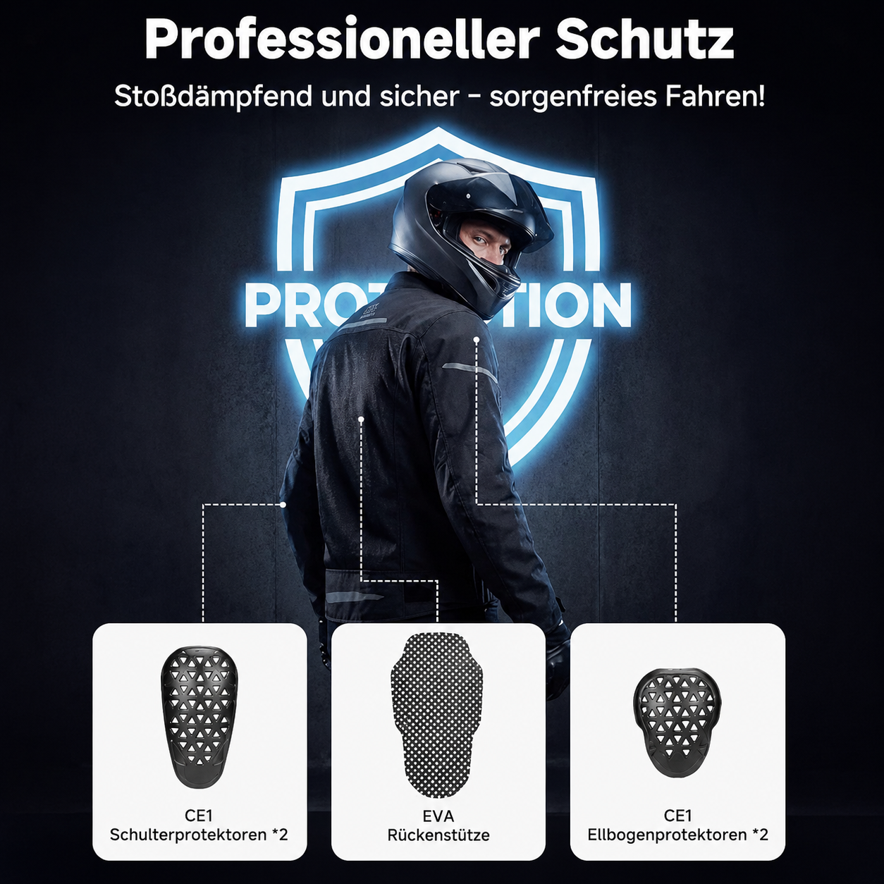 Mehr Sicherheit als mit rein freizeitlicher Kleidung