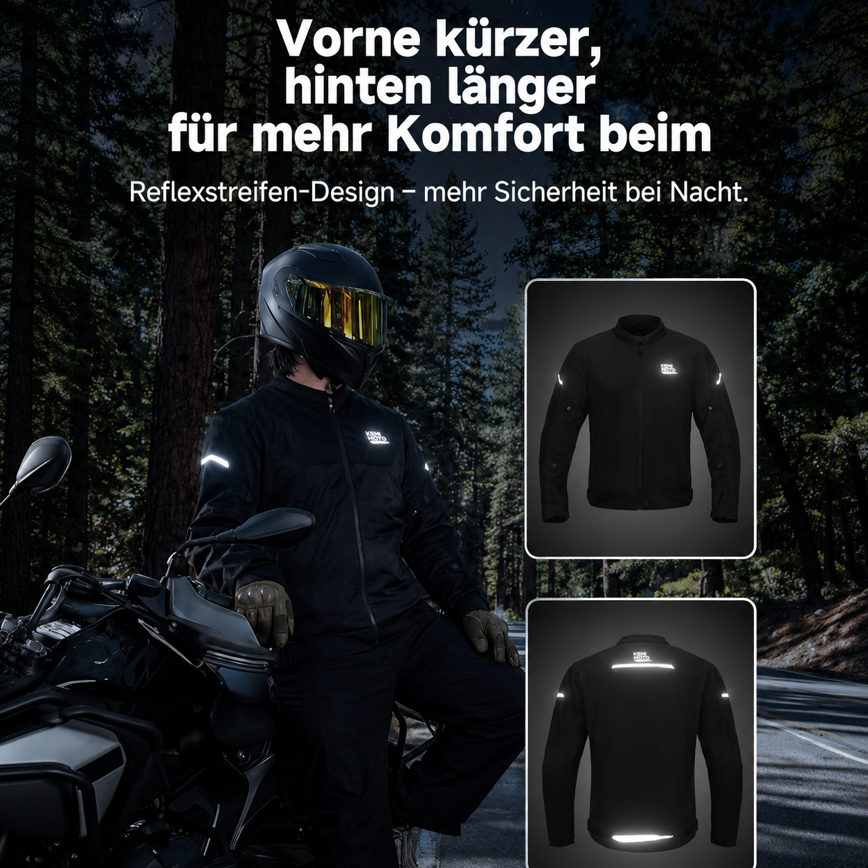 Besser wahrnehmbar auf Stadt- und Feierabendfahrten