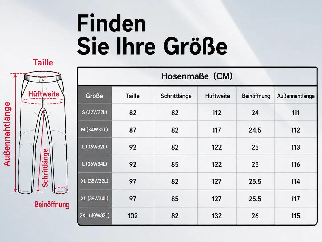 Winter-Motorradhose mit CE-Schutz und Doppelreißverschluss
