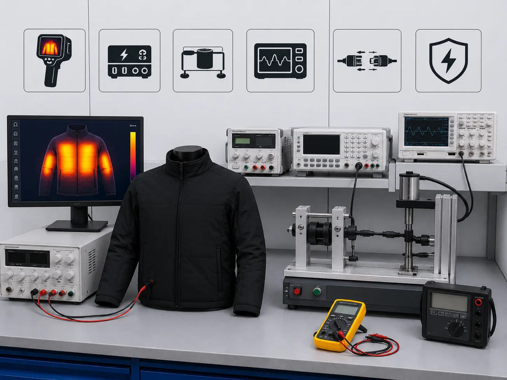 Heizbekleidung und elektronische Ausrüstung