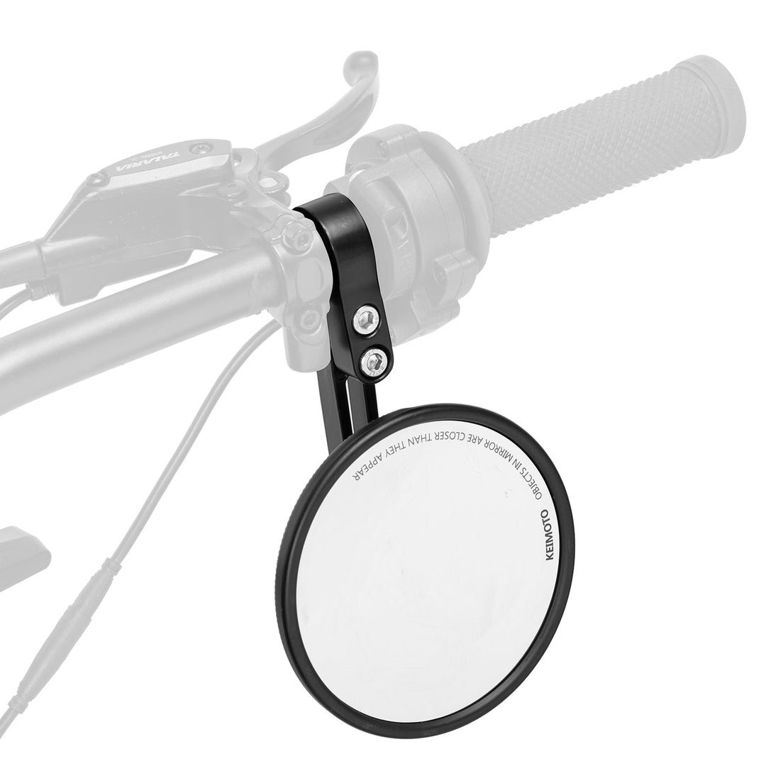 Motorcycle Rear View Mirror, CNC Aluminum Bar for 22mm or 25.4mm - Kemimoto