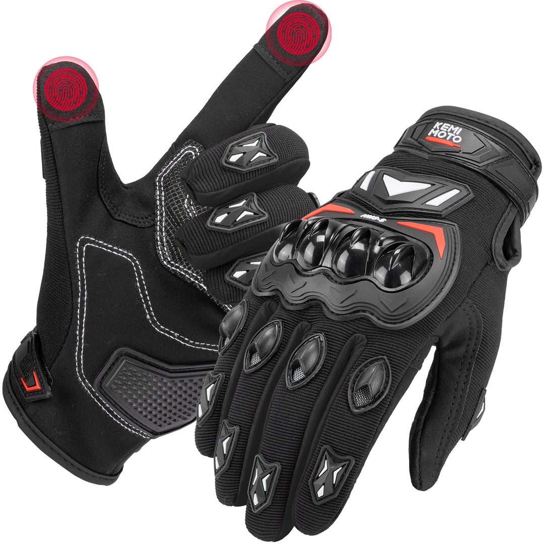 motorrad handschuhe handy Sport Motorradhandschuhe mit Touchscreen Schutz – DE Kemimoto