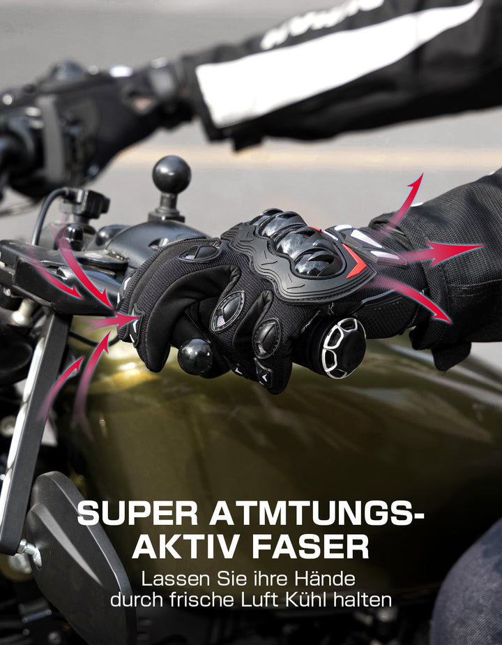 Sport Motorradhandschuhe mit Touchscreen Schutz