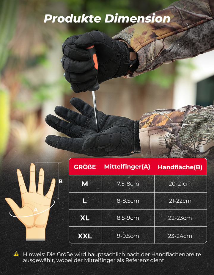 Taktische Vollfingerhandschuhe Für Arbeit & Outdoor