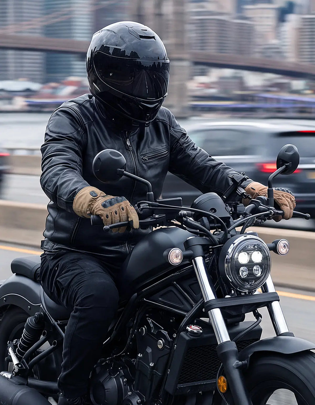 Beheizbare Motorradhandschuhe mit Dual-Zonen-Heizung & Akku
