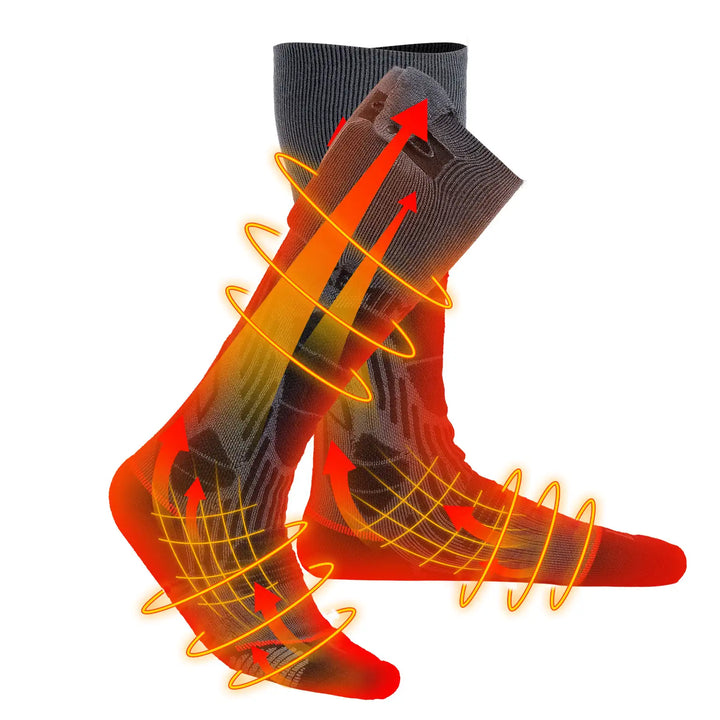Beheizbare Socken für Herren und Damen mit App-Steuerung und 3 Heizstufen