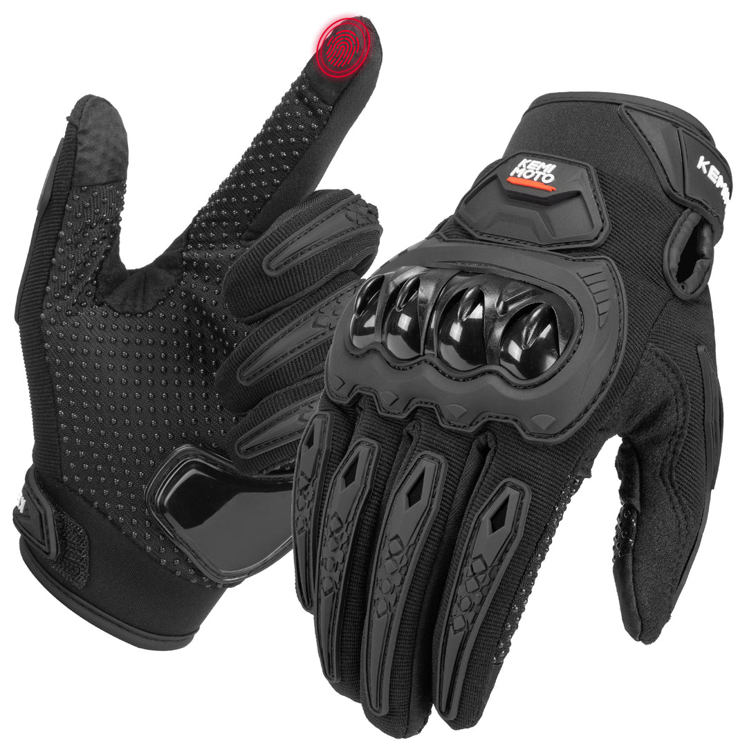 touchscreen handschuhe motorrad Motorradhandschuhe mit Touchscreen & Knöchelprotektor – DE Kemimoto