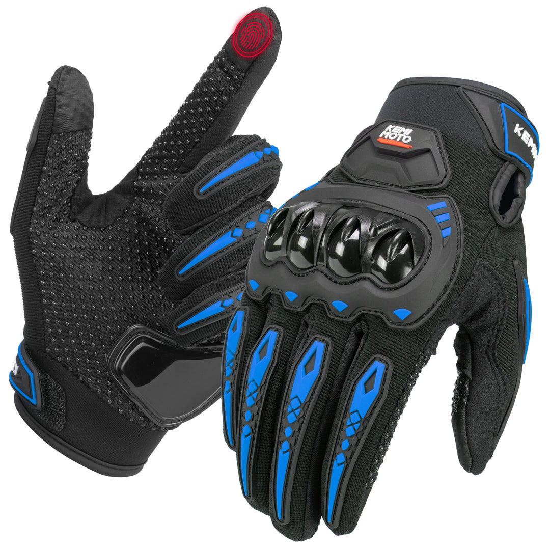 Motorradhandschuhe mit Touchscreen & Knöchelprotektor