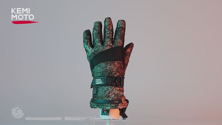 Beheizbare Handschuhe in Camouflage mit 2500mAh Akku