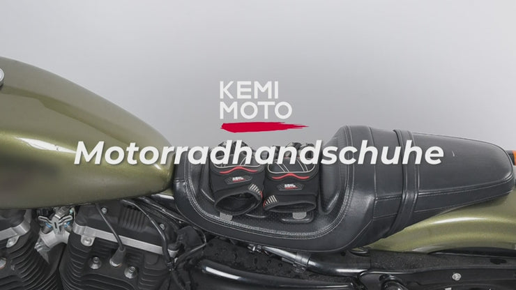 HAZIR Motorradhandschuhe Herren – Mit Touchscreen-Funktion & Knöchelschutz